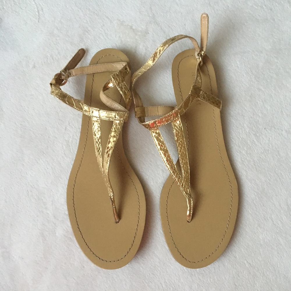Nine West Gold Sandals